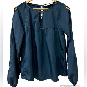 ABERCROMBIE & FITCH top, dark navy size Small